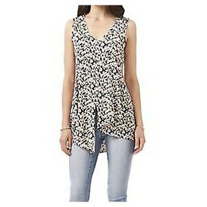 VINCE CAMUTO Women's - Size L - Blue Animal Print Sleeveless Top